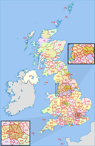 British Postcodes